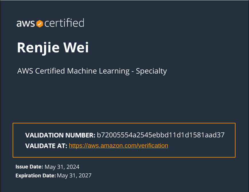 Certification